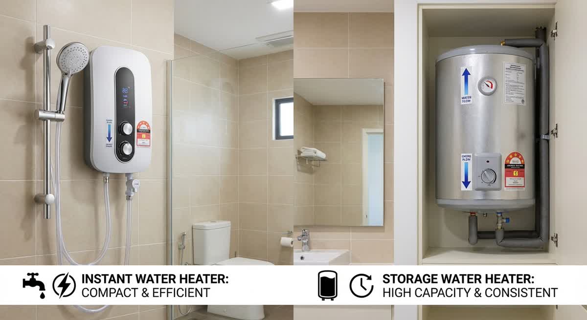 What Is the Difference Between Instant and Storage Water Heaters