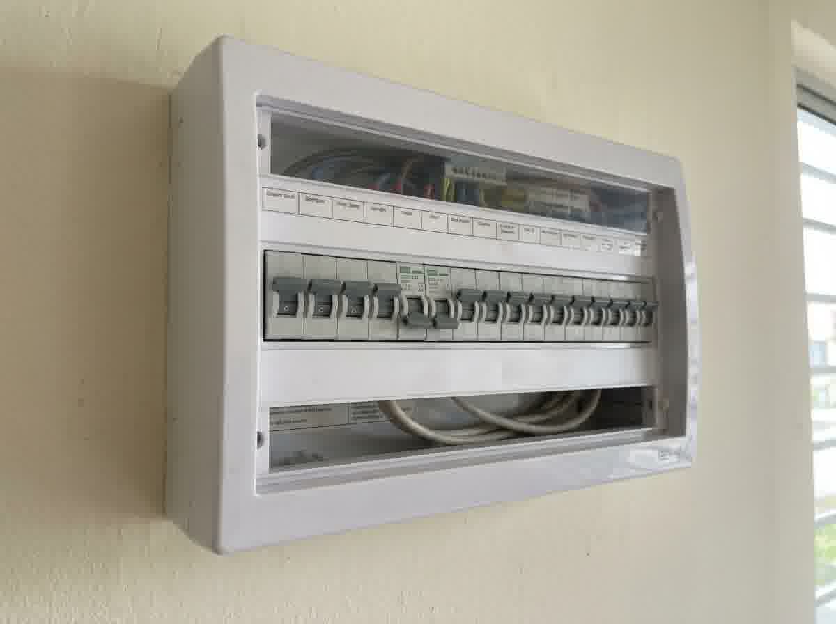 DB box with MCB switches