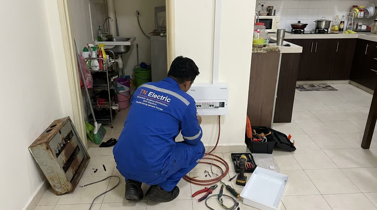 Full house electrical repair project in Bukit Jalil