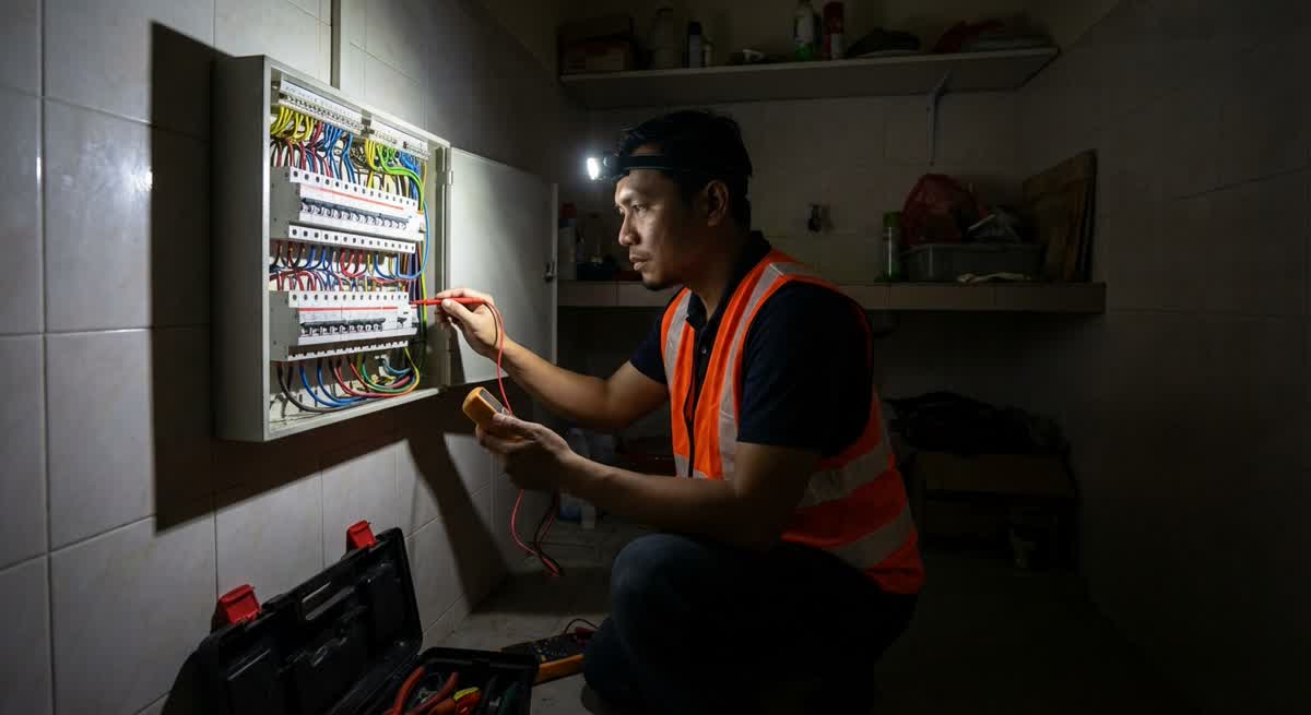 Emergency power restoration in Kota Damansara