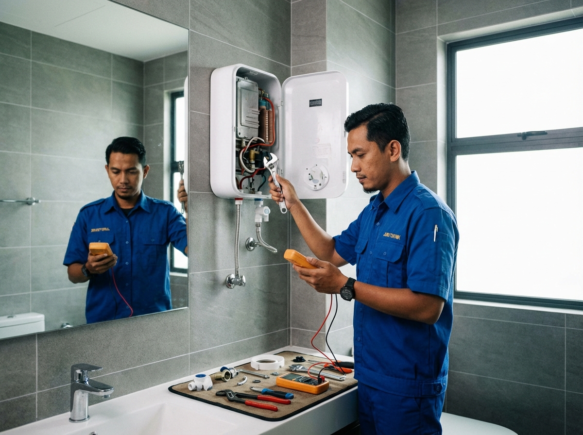 Professional water heater repair services in Malaysia